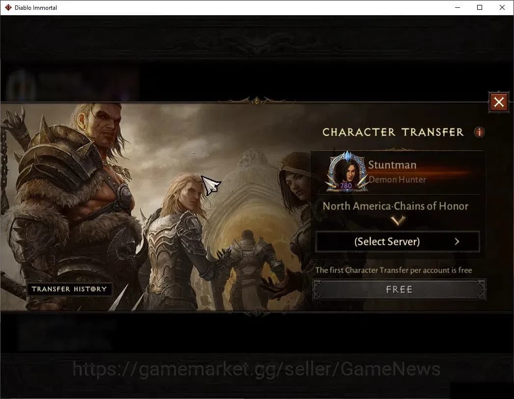 Diablo Immortal Accounts NA-Chains Of Honor|CS ON|Lv60(780)|Demon Hunter|CR image 2