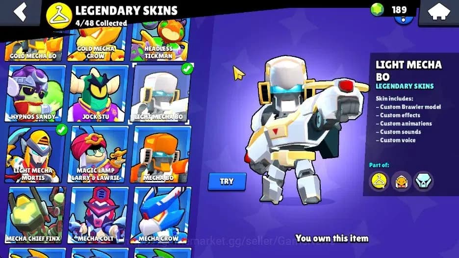 Brawl Stars Accounts 56K Trophy|98 Brawlers 56 Max Lvl|15 Prestige|5 Hy image 11