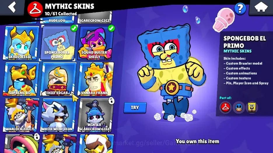 Brawl Stars Accounts 56K Trophy|98 Brawlers 56 Max Lvl|15 Prestige|5 Hy image 15