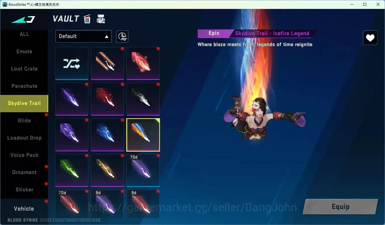 Blood Strike Accounts ASIA | 5 Collab Skins | 4 Limited Skins | 12 Legen image 14
