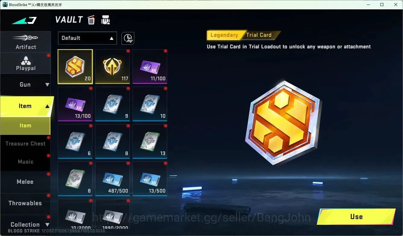 Blood Strike Accounts ASIA | 5 Collab Skins | 4 Limited Skins | 12 Legen image 20