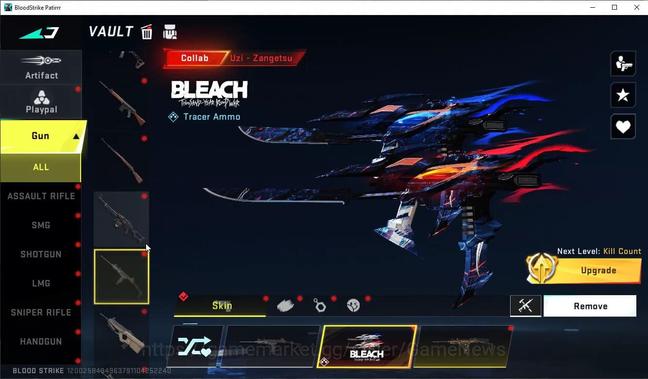 Blood Strike Accounts ASIA|MELE TalonKnife+Collab BLEACH Lv3 UZI-Zangets image 12