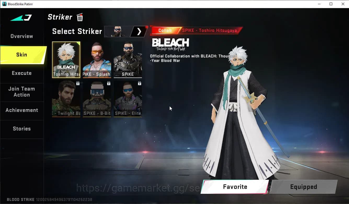 Blood Strike Accounts ASIA|MELE TalonKnife+Collab BLEACH Lv3 UZI-Zangets image 2