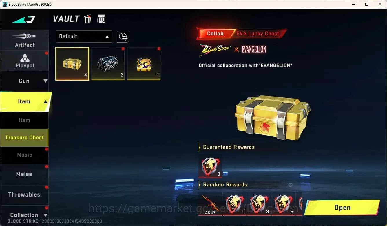 Blood Strike Accounts ASIA | Legendary Katana-Ronin | Collab MCX-EVA-00, image 7