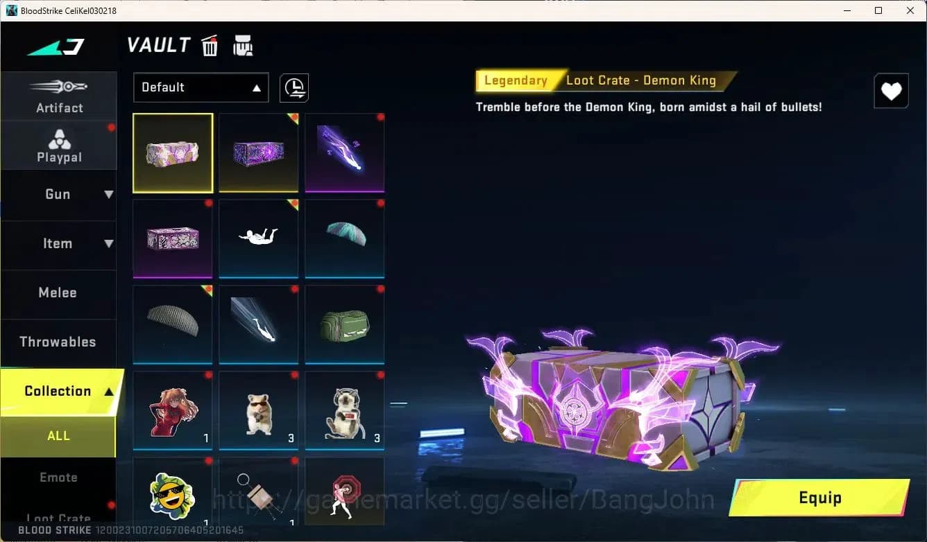 Blood Strike Accounts ASIA | Legendary Melee: Katana-Ronin | EVA MCX-EVA image 14