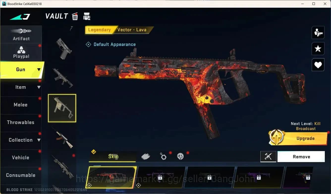 Blood Strike Accounts ASIA | Legendary Melee: Katana-Ronin | EVA MCX-EVA image 6