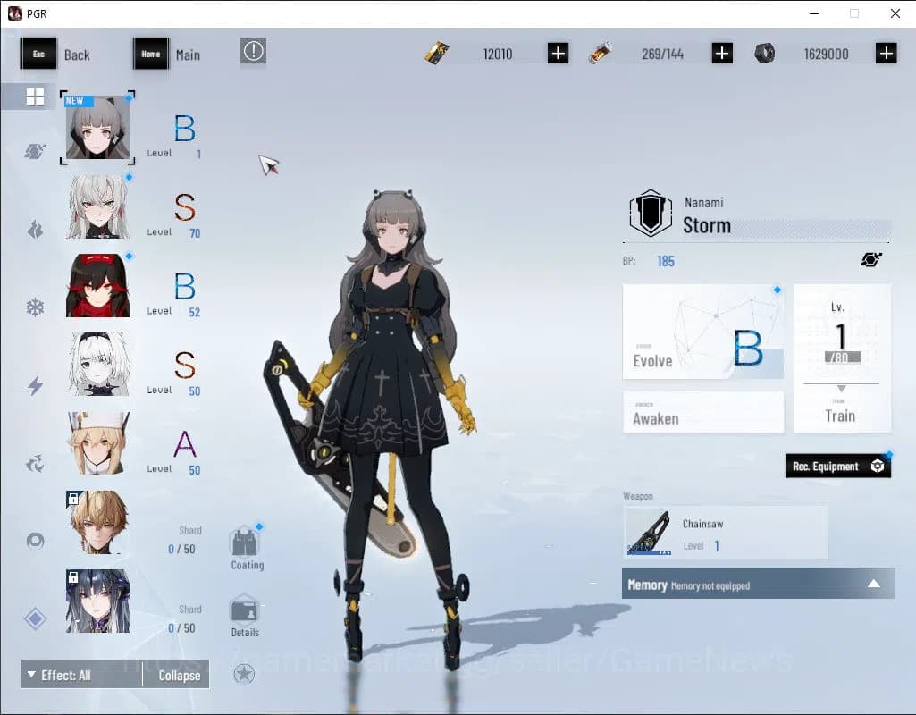 Punishing: Gray Raven Accounts EU | Lv 45 | Ready Gacha | 12K BC+2,6K YC+8,3K Blu image 9