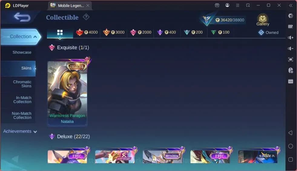 Mobile Legends: Bang Bang Accounts Global|Hero 122|Skin 178|Expert|Collector Natalia| image 10