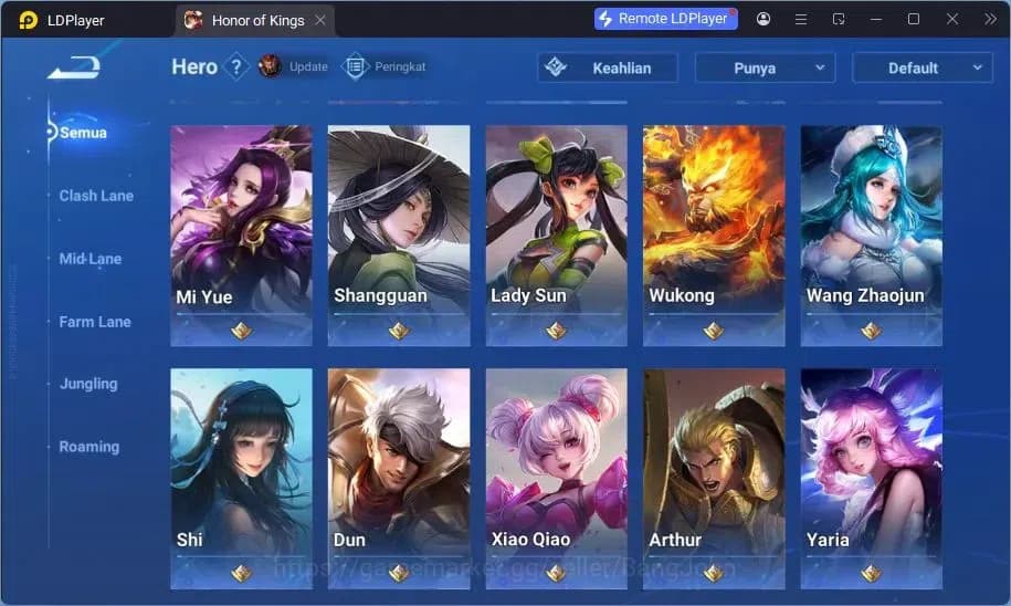 Honor of Kings Accounts Global | 56H 37S | 2 Legend: Lady Sun, Wukong | 2 image 2