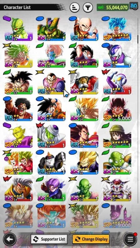 Dragon Ball Legends Accounts 55M TotalPower|LV147|2LR 5UL+7LL|SS Goku Black,Bar image 8