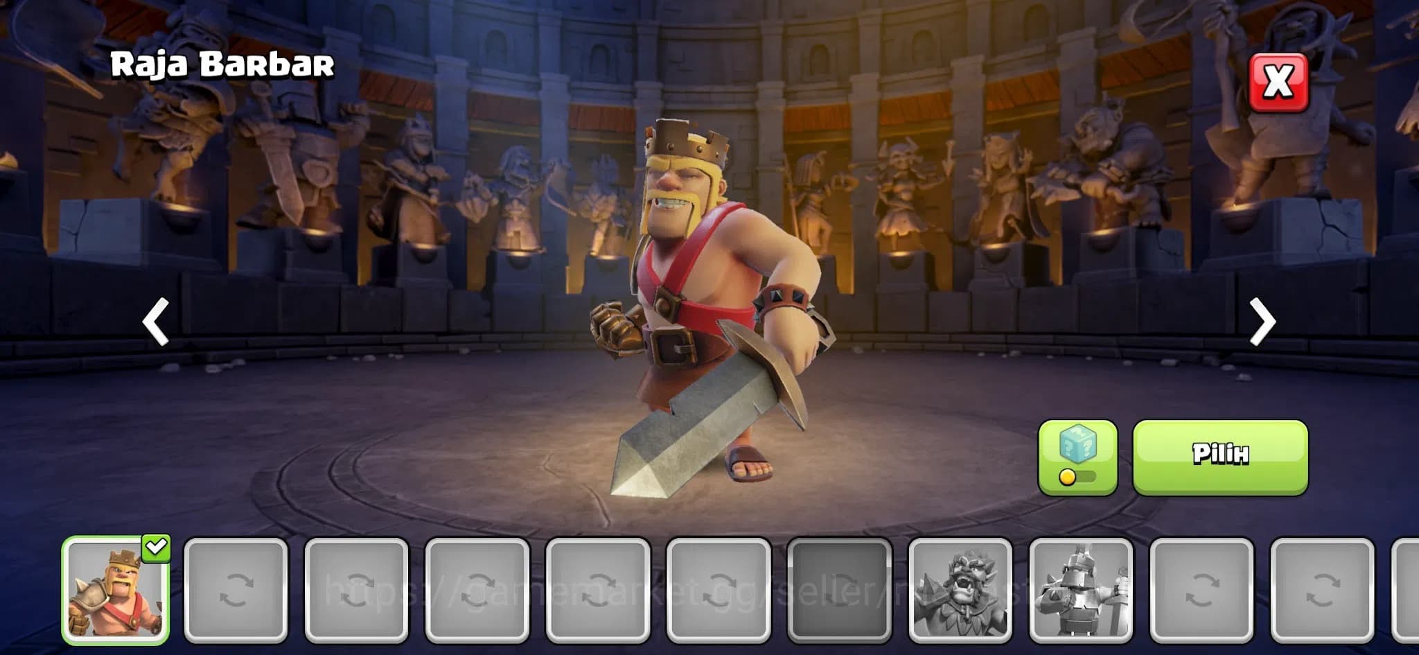 Clash of Clans Accounts TH11–TH13 Near Max GW L39, High BK60 AQ58 RC30, AQ image 7