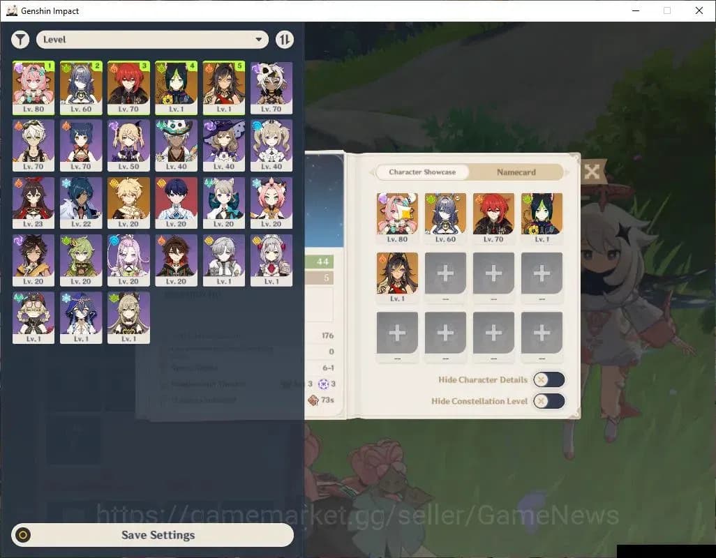 Genshin Impact Accounts Asia|AR 44|2 Limit +20(*4Character)|Lauma,Varesa,| image 1