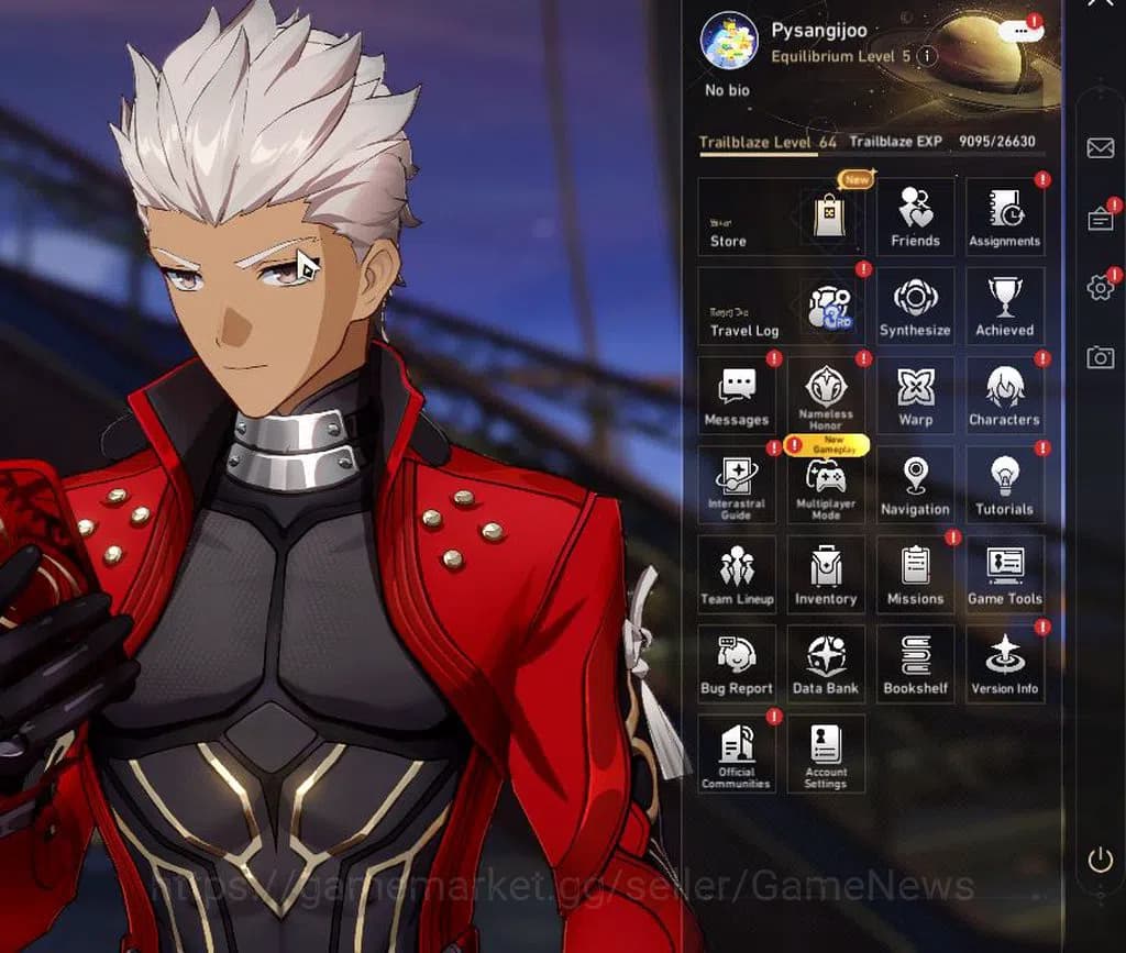 Honkai Star Rail Accounts ASIA|TL 64|1 Golden Companion|5 Limited|Yao Guang image 1