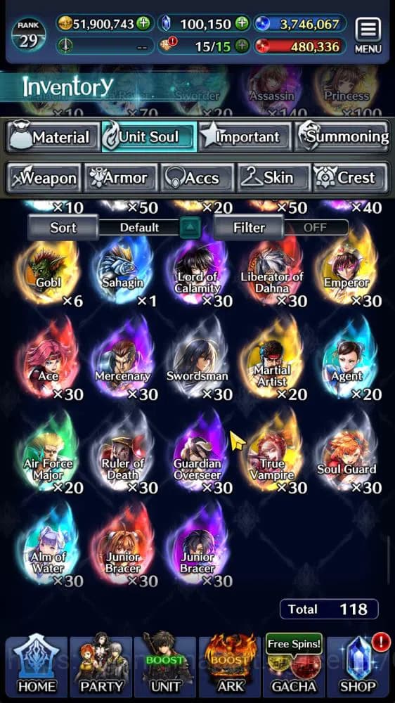 Last Cloudia Accounts GLOBAL|100K Cryst|TopTierUnits [A Roland,Lougseus image 10