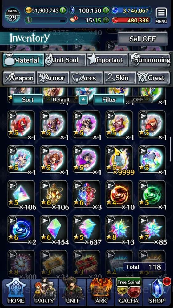 Last Cloudia Accounts GLOBAL|100K Cryst|TopTierUnits [A Roland,Lougseus image 17