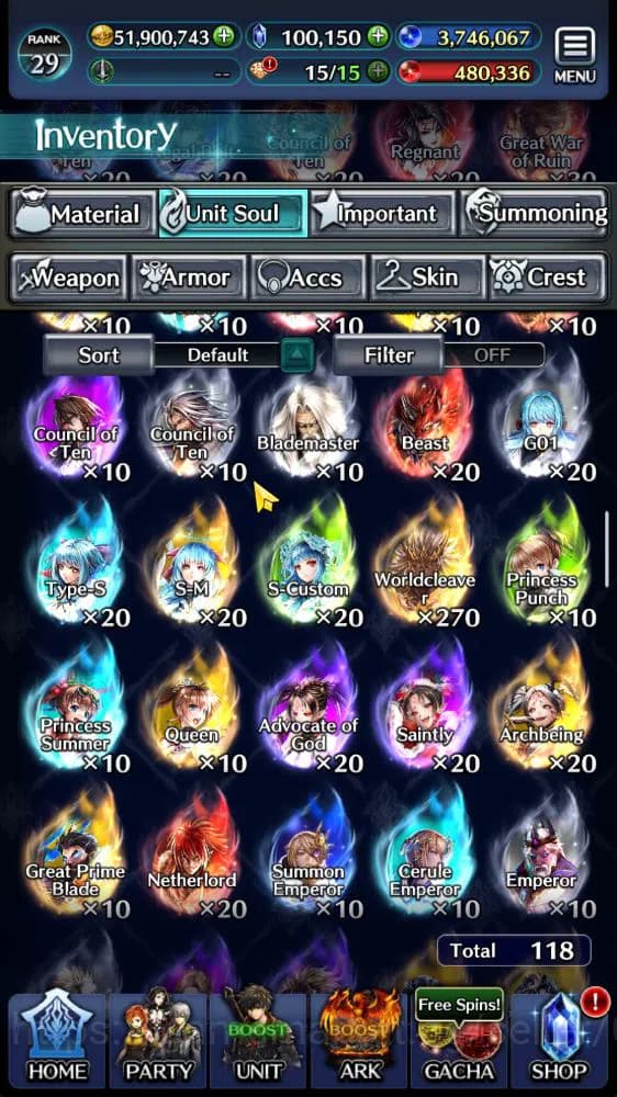 Last Cloudia Accounts GLOBAL|100K Cryst|TopTierUnits [A Roland,Lougseus image 20