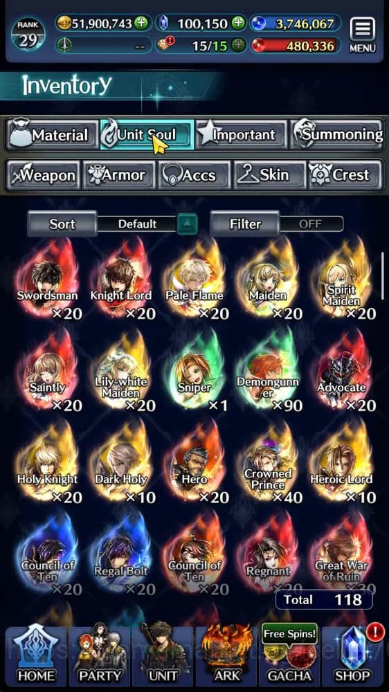 Last Cloudia Accounts GLOBAL|100K Cryst|TopTierUnits [A Roland,Lougseus image 5