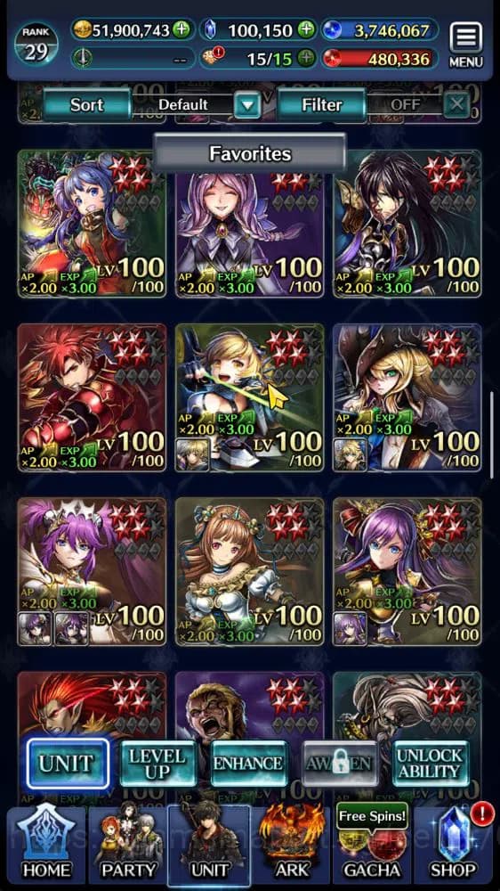 Last Cloudia Accounts GLOBAL|100K Cryst|TopTierUnits [A Roland,Lougseus image 8