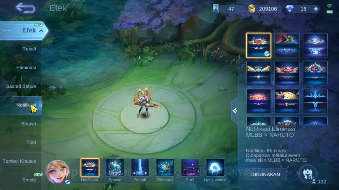 Mobile Legends: Bang Bang Accounts Hero 132|Skin 303|High Rank 108|Naruto[Julian,Vale image 18
