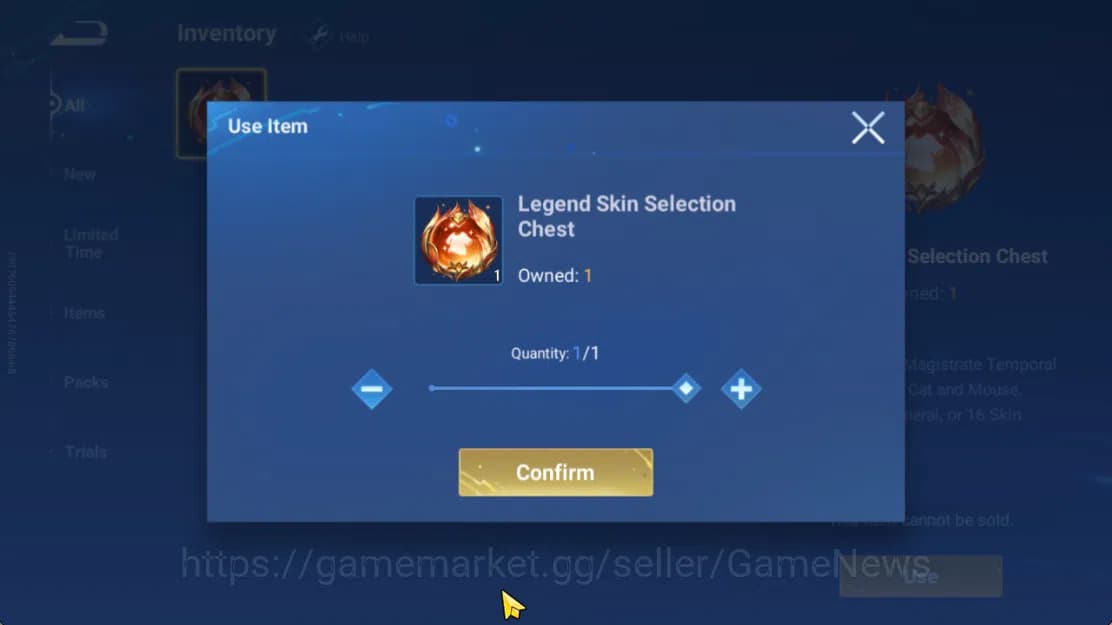 Honor of Kings Accounts Hero 7 |Starter with Legend Skin Selection Chest(D image 4
