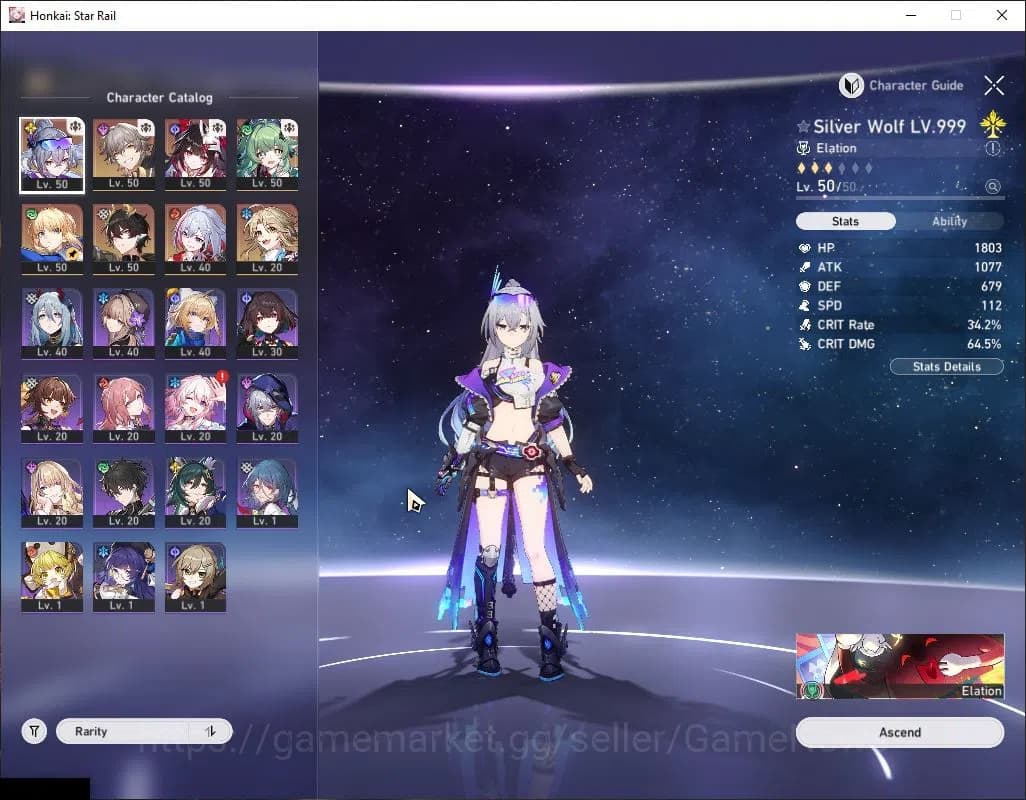 Honkai Star Rail Accounts Asia|TL 35|1,5K SJ|6 Limited|SW 999,Saber,Huohuo,S image 4