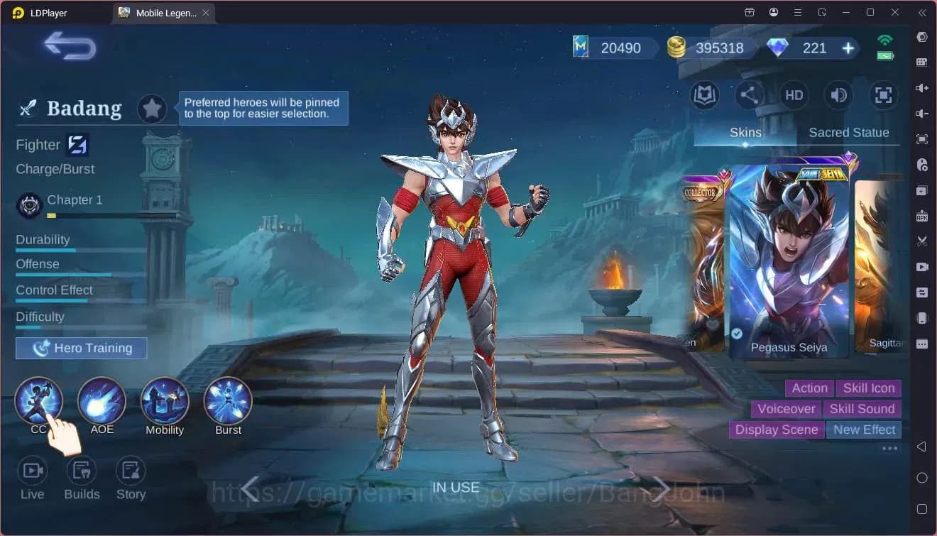 Mobile Legends: Bang Bang Accounts Global|Hero 130 Skin 220|Renowned|CC Natalia|VLTN image 1