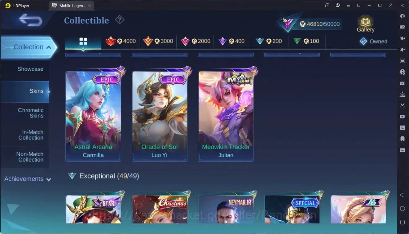 Mobile Legends: Bang Bang Accounts Global|Hero 130 Skin 220|Renowned|CC Natalia|VLTN image 10