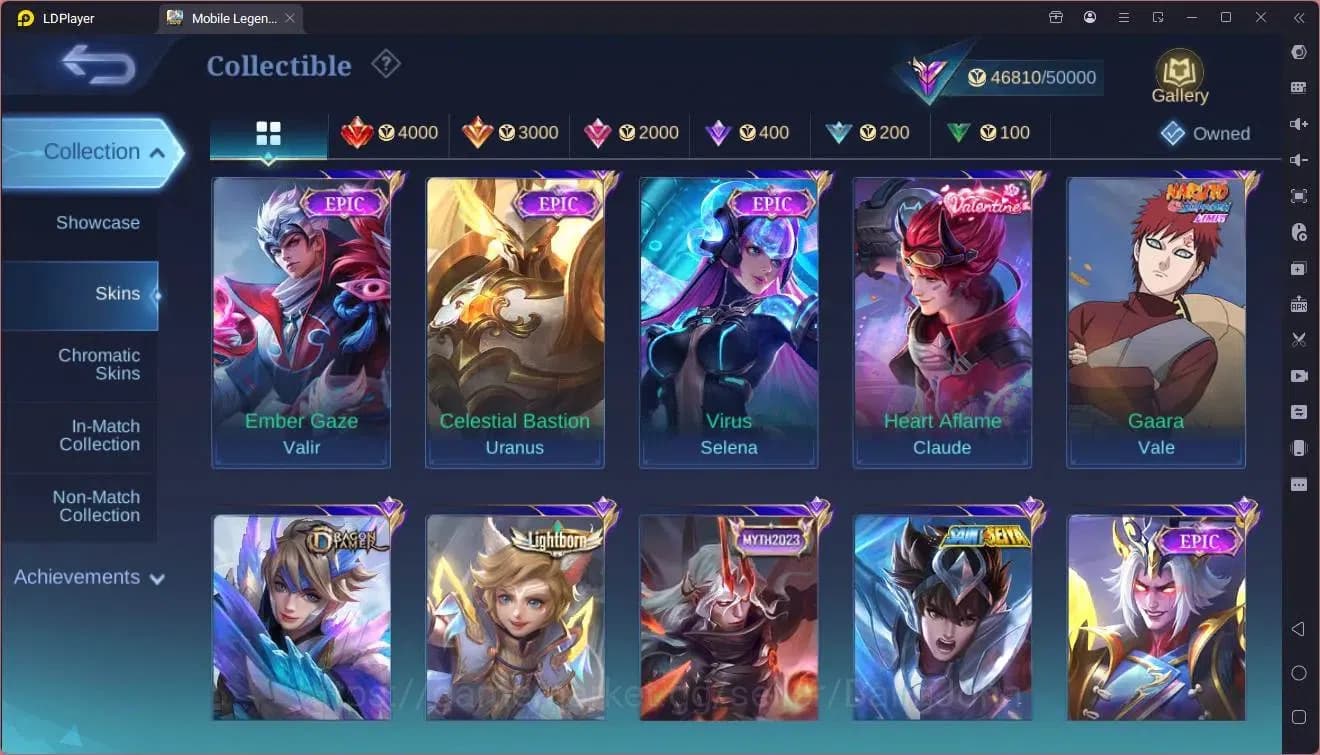 Mobile Legends: Bang Bang Accounts Global|Hero 130 Skin 220|Renowned|CC Natalia|VLTN image 12