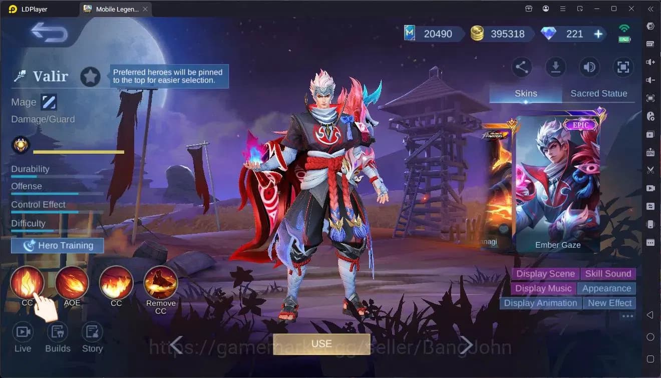 Mobile Legends: Bang Bang Accounts Global|Hero 130 Skin 220|Renowned|CC Natalia|VLTN image 4