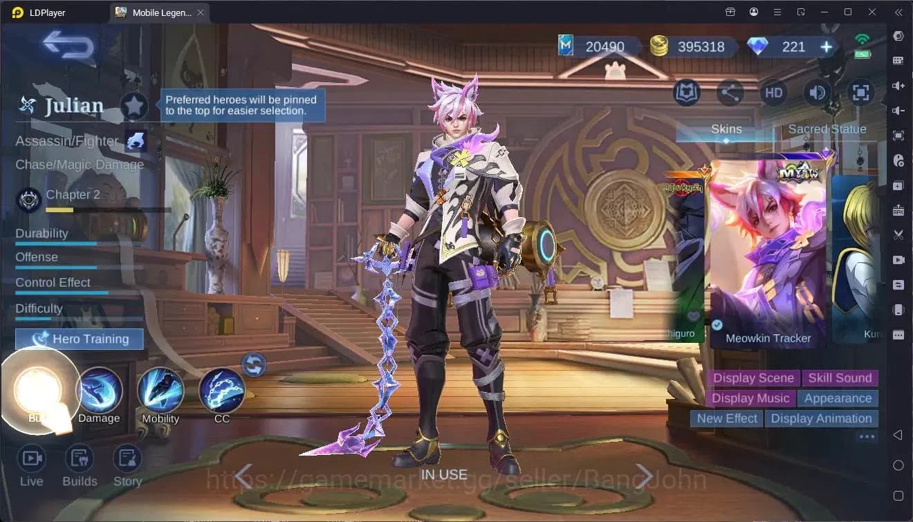 Mobile Legends: Bang Bang Accounts Global|Hero 130 Skin 220|Renowned|CC Natalia|VLTN image 5