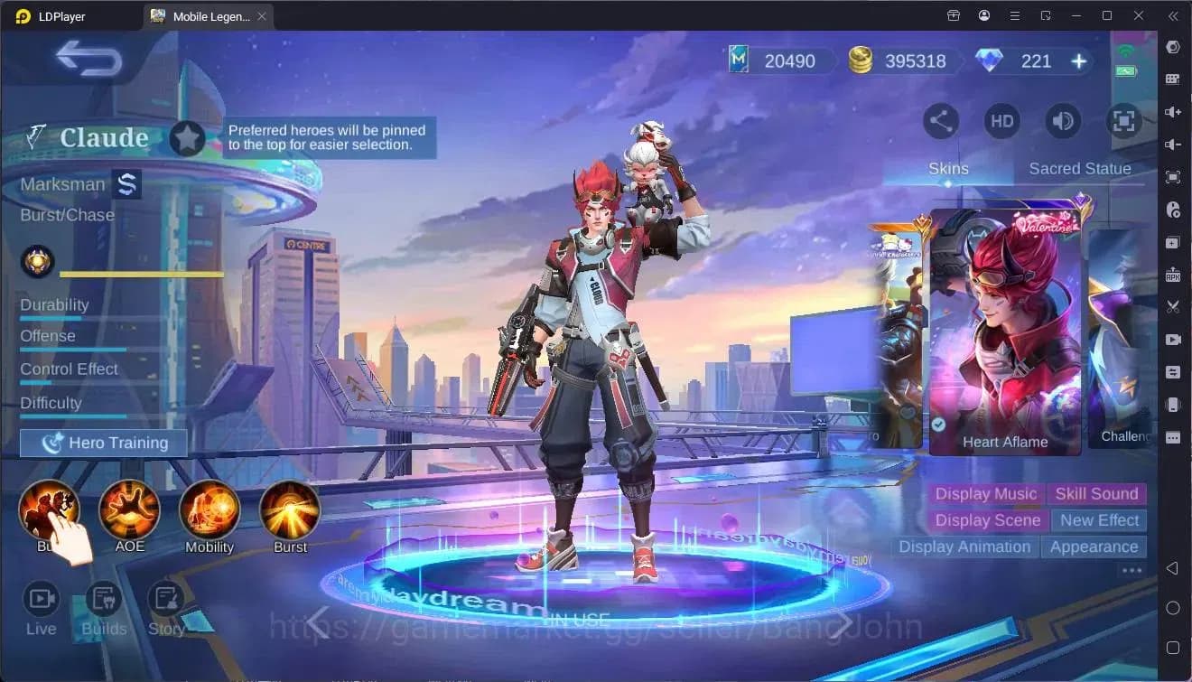 Mobile Legends: Bang Bang Accounts Global|Hero 130 Skin 220|Renowned|CC Natalia|VLTN image 7
