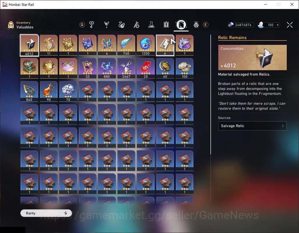 Honkai Star Rail Accounts Asia|TL 70|Free GI|Phainon Prem Team|28 Limited|[Y image 13