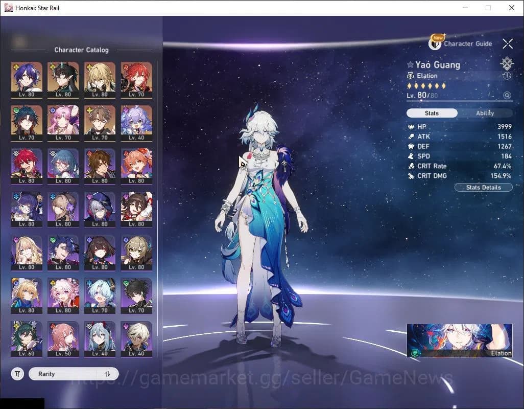 Honkai Star Rail Accounts Asia|TL 70|Free GI|Phainon Prem Team|28 Limited|[Y image 5