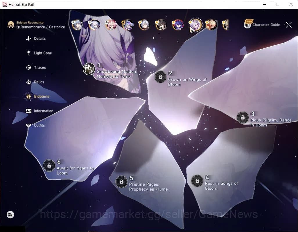 Honkai Star Rail Accounts Asia|TL 70|Free GI|Phainon Prem Team|28 Limited|[Y image 7
