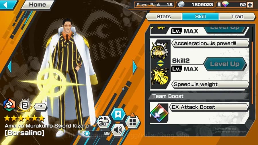 One Piece Bounty Rush Accounts GLOBAL | MAX 2 | EX2 | Kuma and Bonney, Awaken Luc image 3