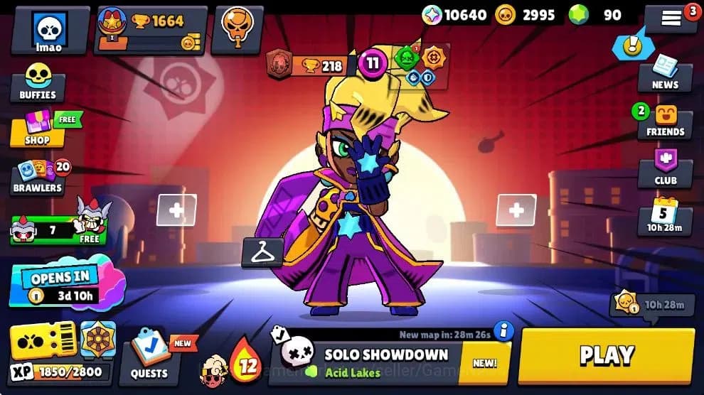 Brawl Stars Accounts 1644 Trophy|10K Bling|25 Brawlers 3 Max Lvl|1Legen image 1