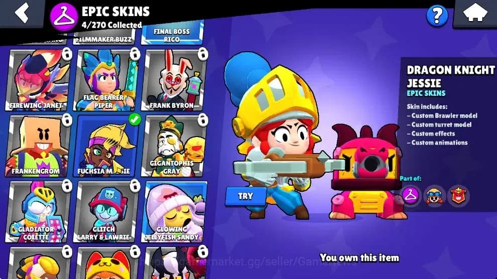 Brawl Stars Accounts 1644 Trophy|10K Bling|25 Brawlers 3 Max Lvl|1Legen image 10