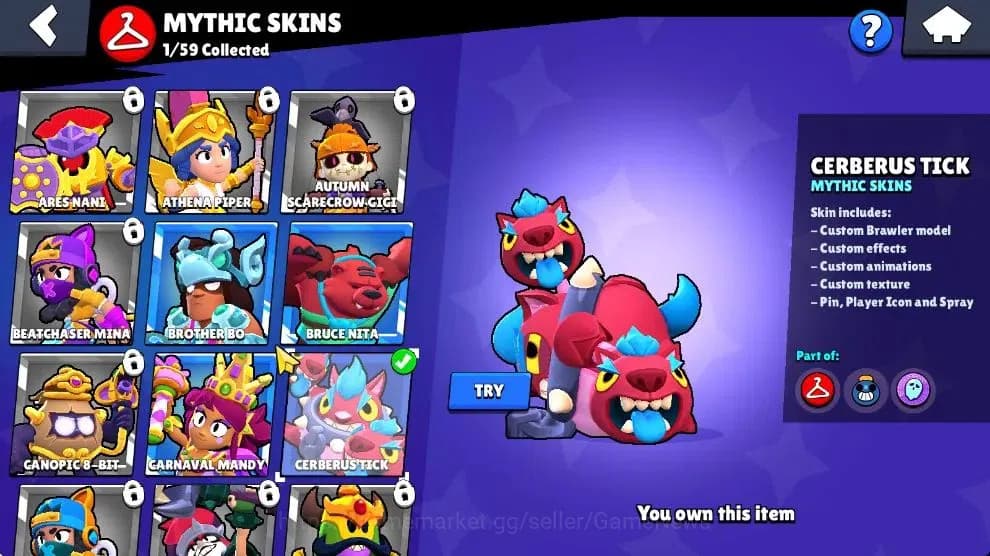 Brawl Stars Accounts 1644 Trophy|10K Bling|25 Brawlers 3 Max Lvl|1Legen image 9