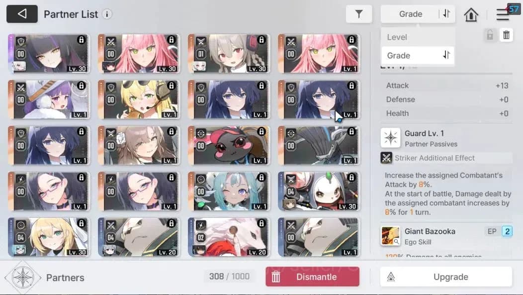 Chaos Zero Nightmare Accounts GLOBAL Lv 40|8 SSR[Heidemarie,Chizuru,Nine,Haru,Ri image 6