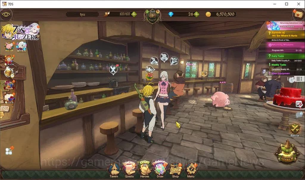 The Seven Deadly Sins: Grand Cross Accounts Global | 217K CC | Chapter 2 | 1 UR + Collab Re Ze image 1