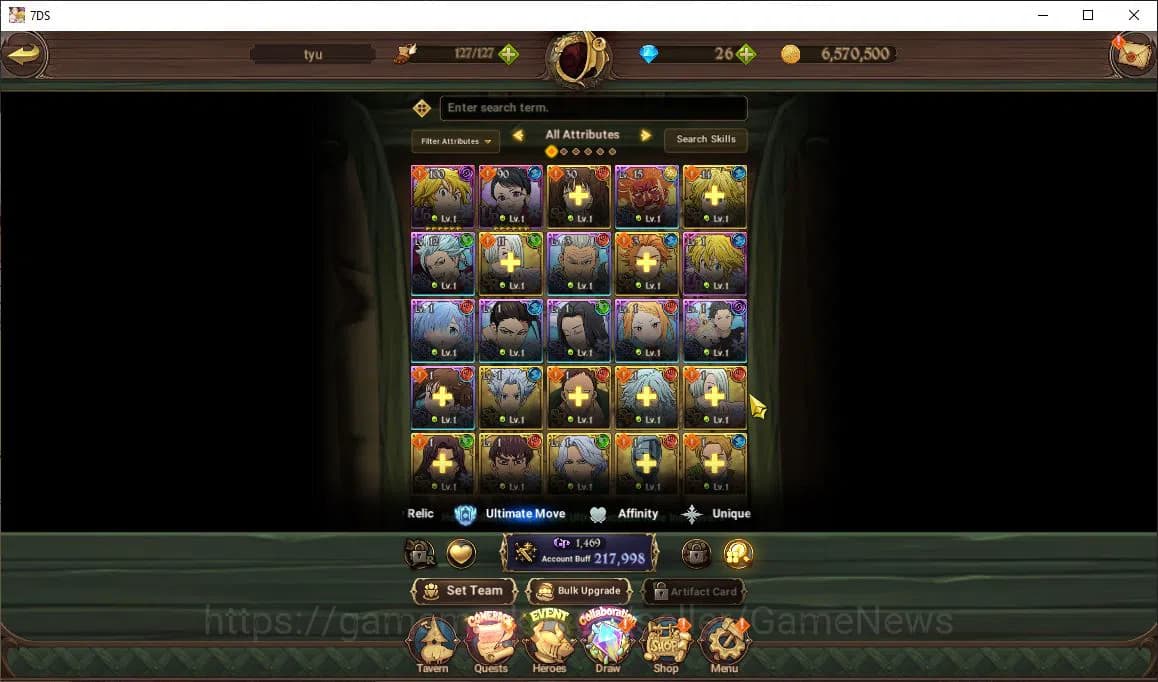 The Seven Deadly Sins: Grand Cross Accounts Global | 217K CC | Chapter 2 | 1 UR + Collab Re Ze image 12