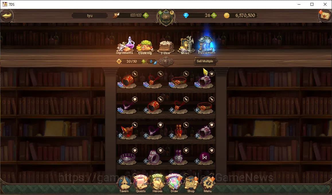 The Seven Deadly Sins: Grand Cross Accounts Global | 217K CC | Chapter 2 | 1 UR + Collab Re Ze image 2