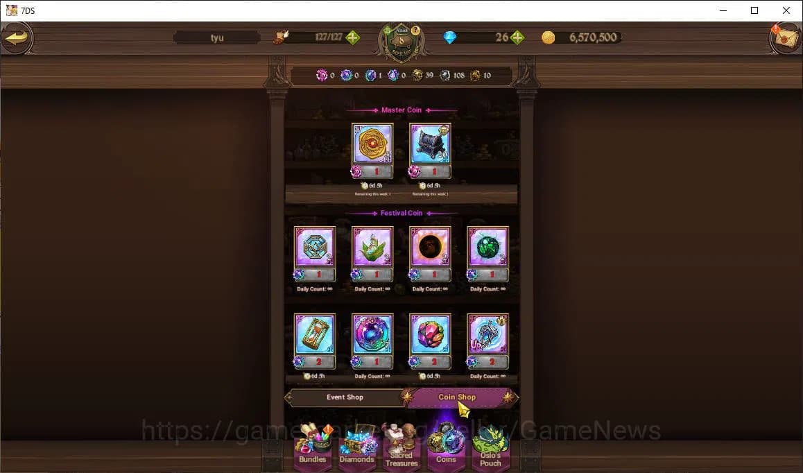 The Seven Deadly Sins: Grand Cross Accounts Global | 217K CC | Chapter 2 | 1 UR + Collab Re Ze image 7