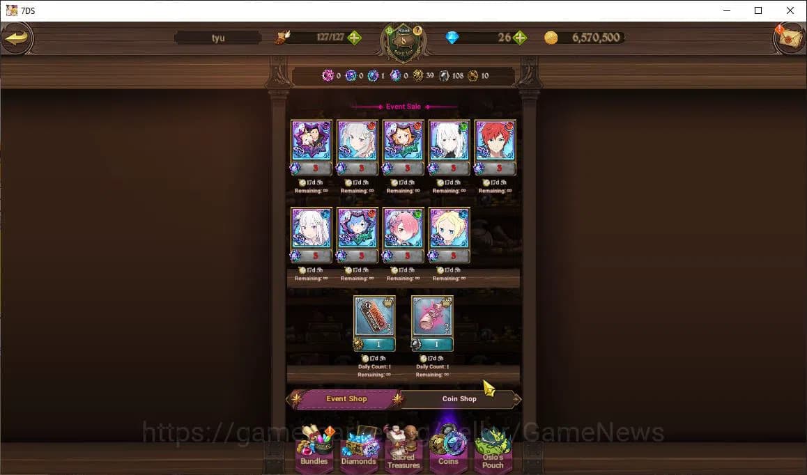 The Seven Deadly Sins: Grand Cross Accounts Global | 217K CC | Chapter 2 | 1 UR + Collab Re Ze image 8