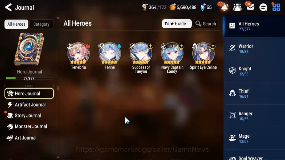 Epic Seven Accounts GLOBAL Unverif|New Era|3 ML(Staeyou, NC Landy, SE image 20
