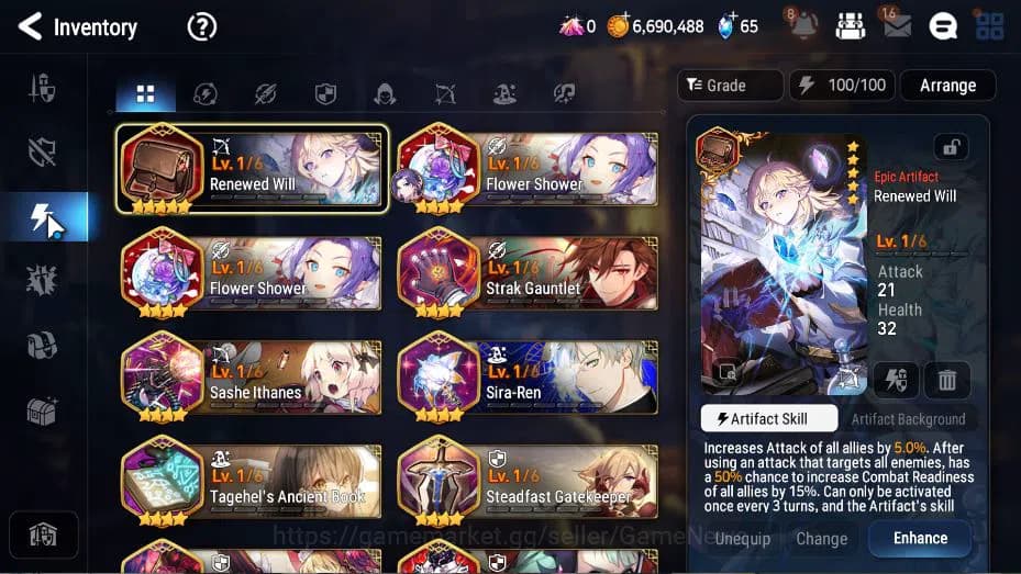 Epic Seven Accounts GLOBAL Unverif|New Era|3 ML(Staeyou, NC Landy, SE image 8