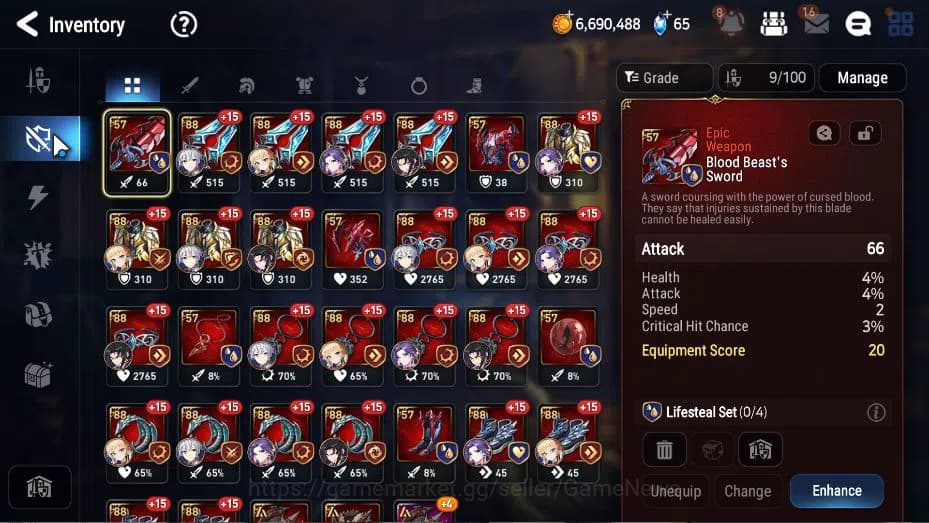 Epic Seven Accounts GLOBAL Unverif|New Era|3 ML(Staeyou, NC Landy, SE image 9