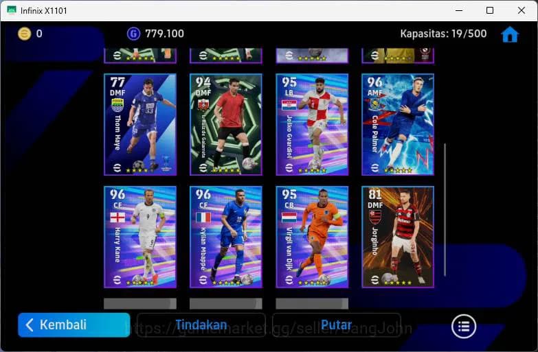 eFootball Accounts ANDROID|PW 3097|Angelo Peruzzi+Dirk Kuyt+Eden Haza image 2