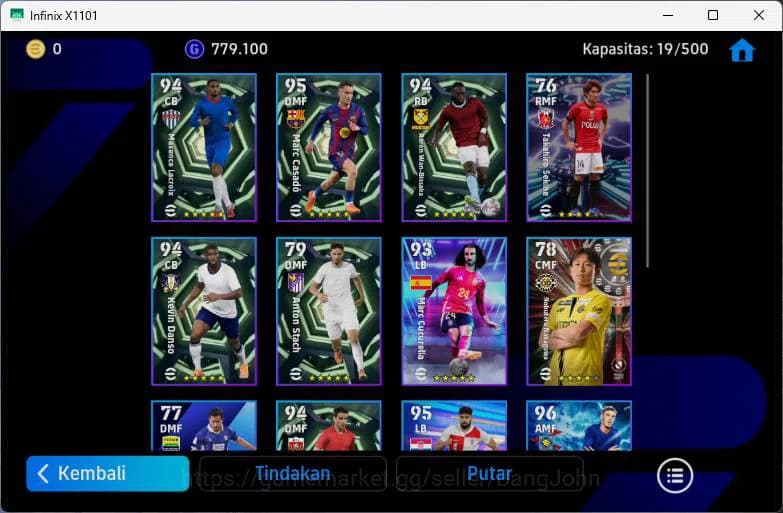eFootball Accounts ANDROID|PW 3097|Angelo Peruzzi+Dirk Kuyt+Eden Haza image 3