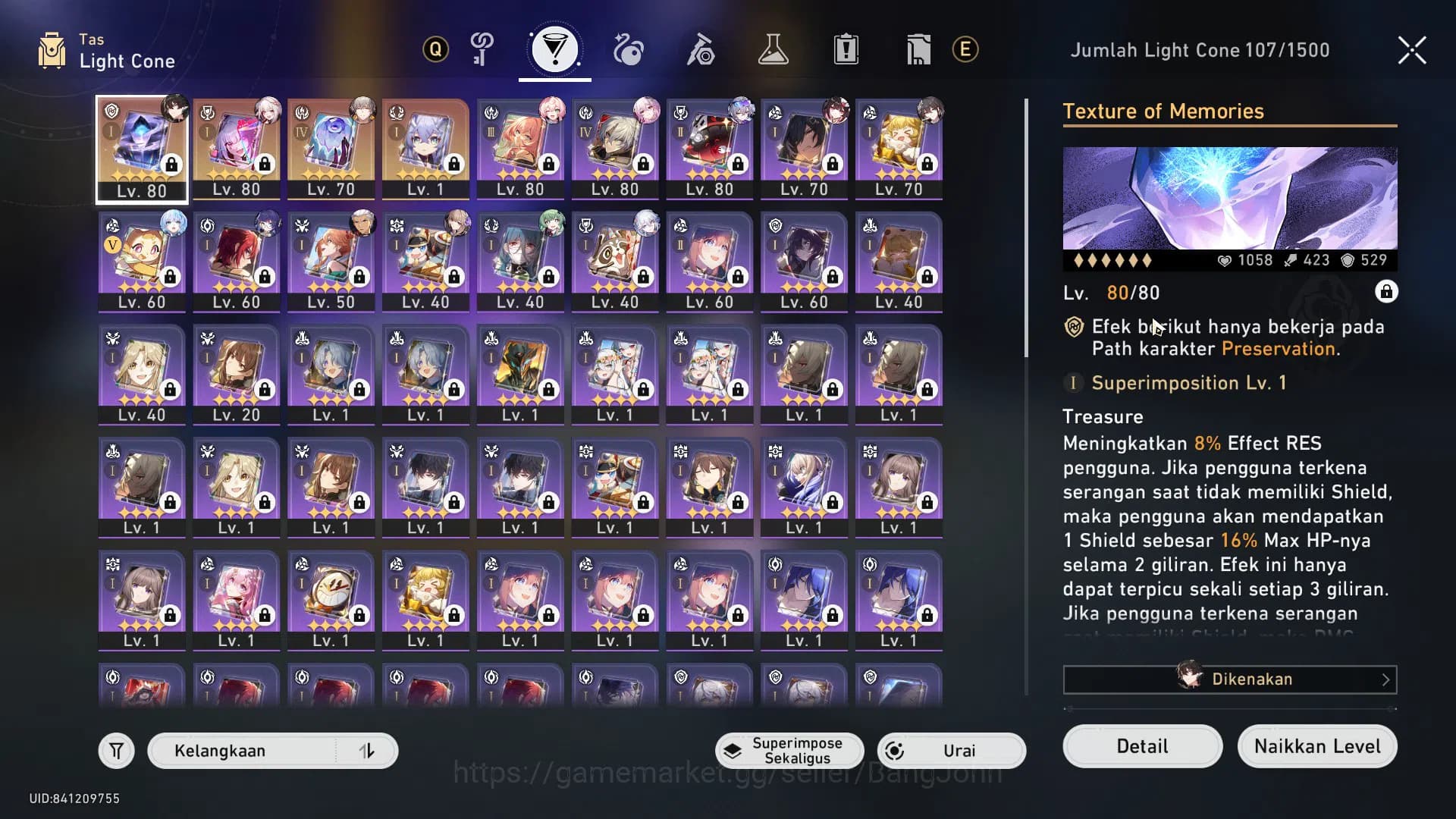 Honkai Star Rail Accounts Asia | TL66 | Huohuo+Sig, Ruan Mei+Sig, Sparxie+Si image 5